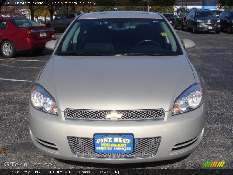 Gold Mist Metallic / Ebony 2012 Chevrolet Impala LT