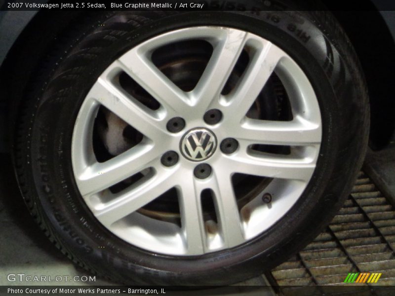 Blue Graphite Metallic / Art Gray 2007 Volkswagen Jetta 2.5 Sedan