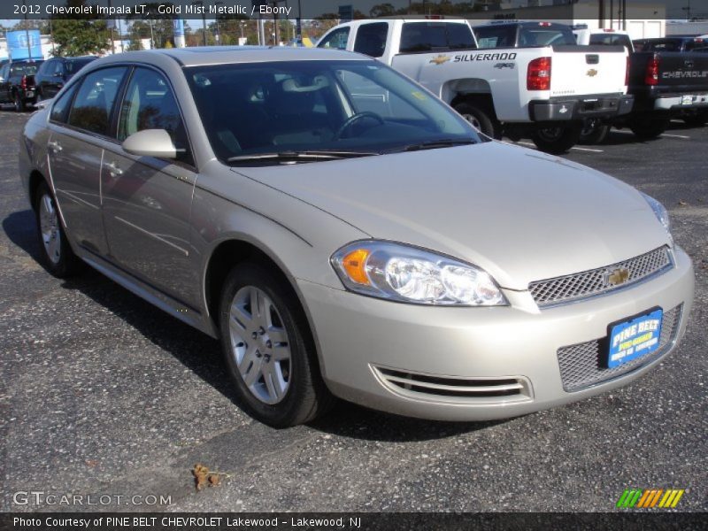 Gold Mist Metallic / Ebony 2012 Chevrolet Impala LT