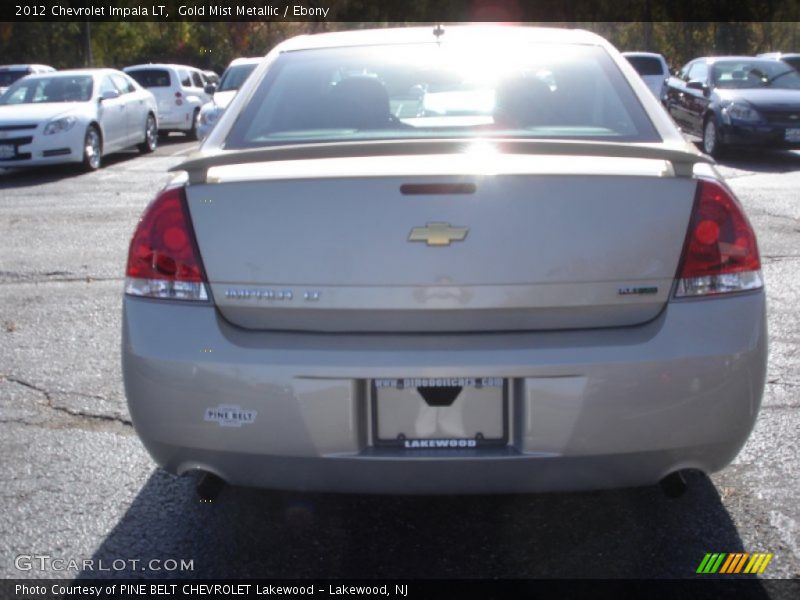 Gold Mist Metallic / Ebony 2012 Chevrolet Impala LT