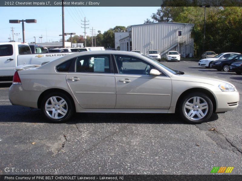 Gold Mist Metallic / Ebony 2012 Chevrolet Impala LT