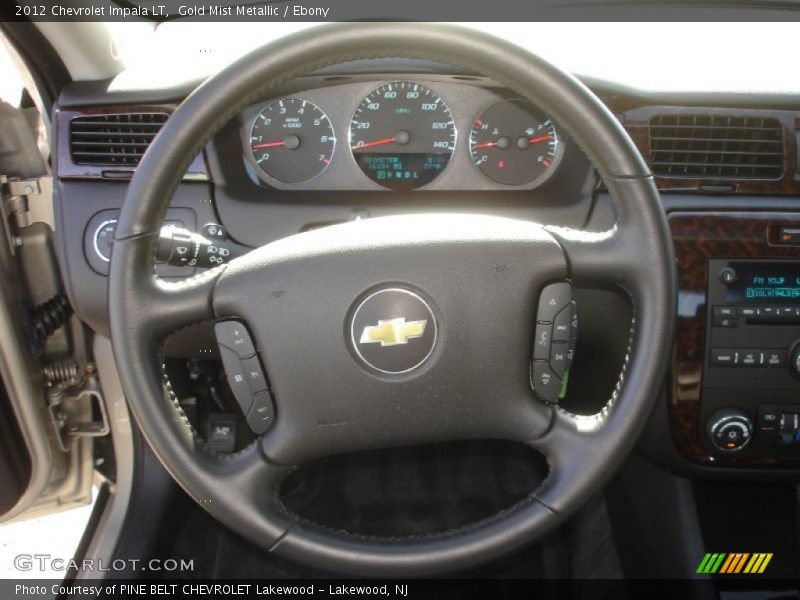 Gold Mist Metallic / Ebony 2012 Chevrolet Impala LT