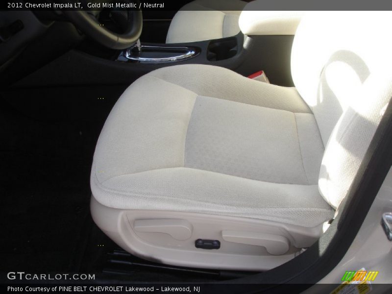 Gold Mist Metallic / Neutral 2012 Chevrolet Impala LT