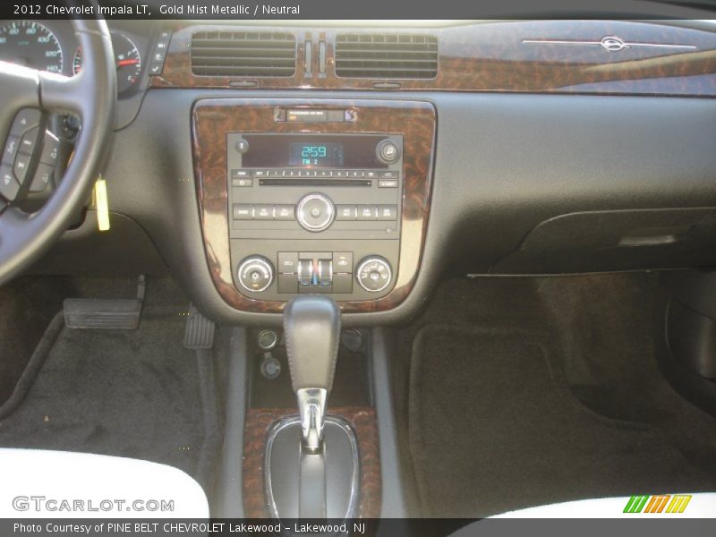 Gold Mist Metallic / Neutral 2012 Chevrolet Impala LT