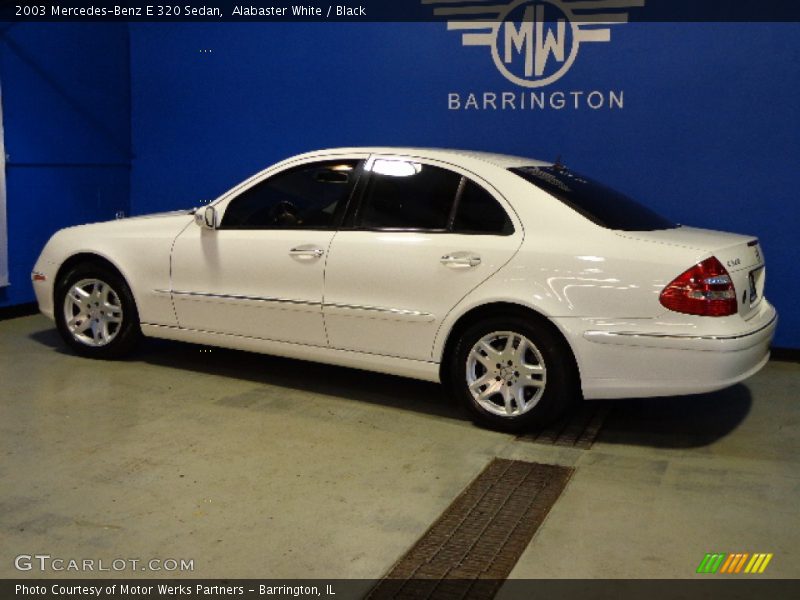Alabaster White / Black 2003 Mercedes-Benz E 320 Sedan