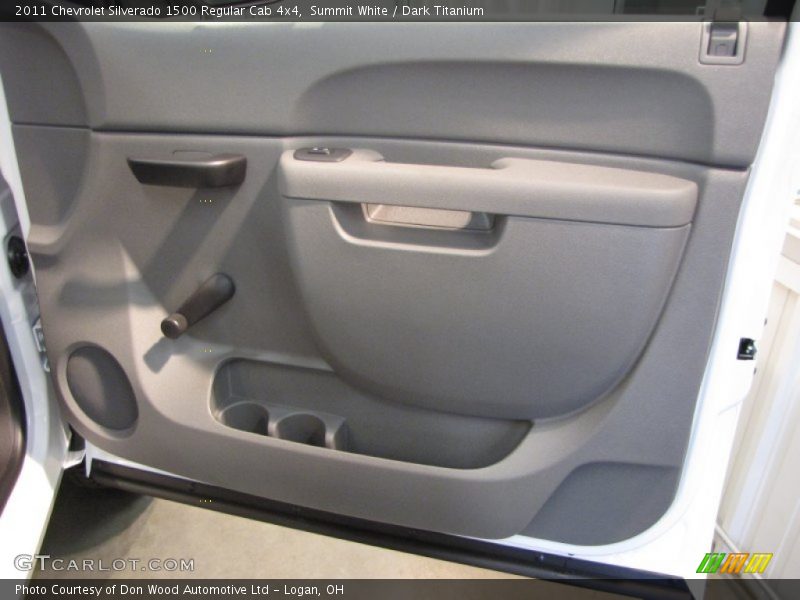 Summit White / Dark Titanium 2011 Chevrolet Silverado 1500 Regular Cab 4x4
