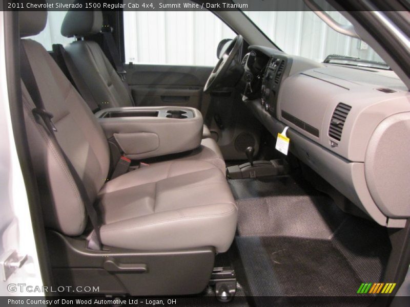 Summit White / Dark Titanium 2011 Chevrolet Silverado 1500 Regular Cab 4x4