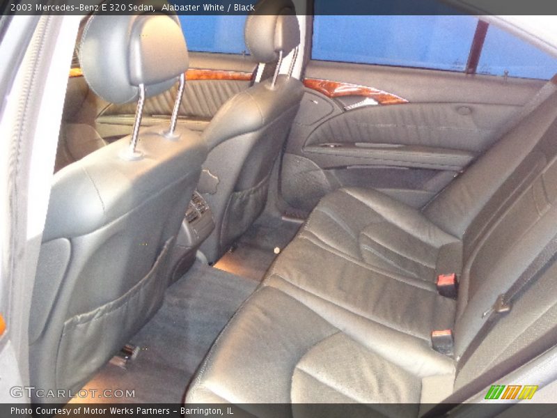 Alabaster White / Black 2003 Mercedes-Benz E 320 Sedan