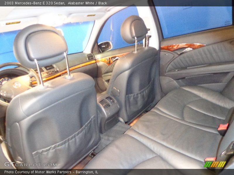Alabaster White / Black 2003 Mercedes-Benz E 320 Sedan