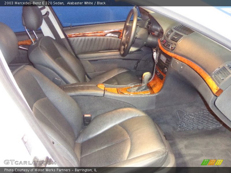 Alabaster White / Black 2003 Mercedes-Benz E 320 Sedan
