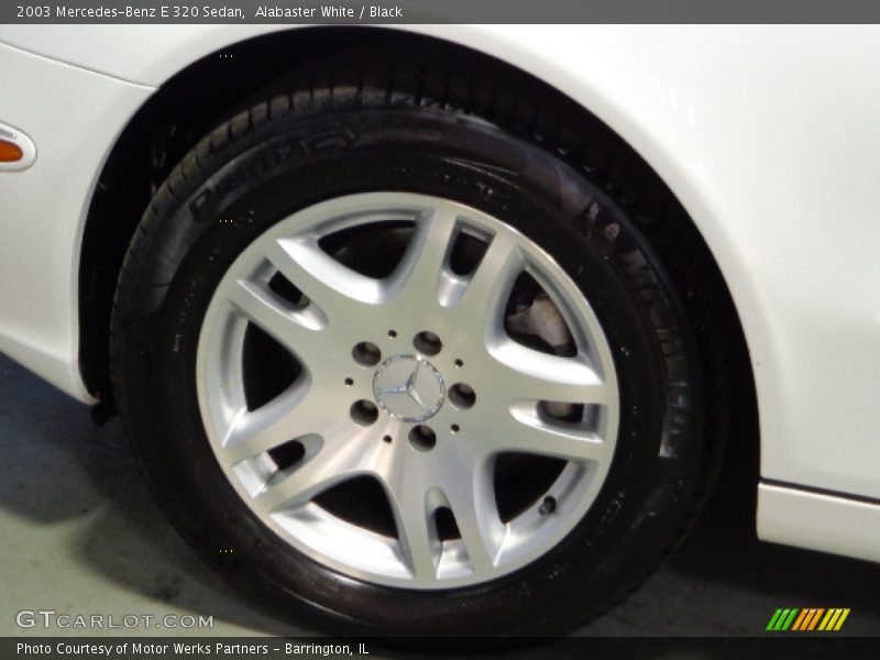 Alabaster White / Black 2003 Mercedes-Benz E 320 Sedan