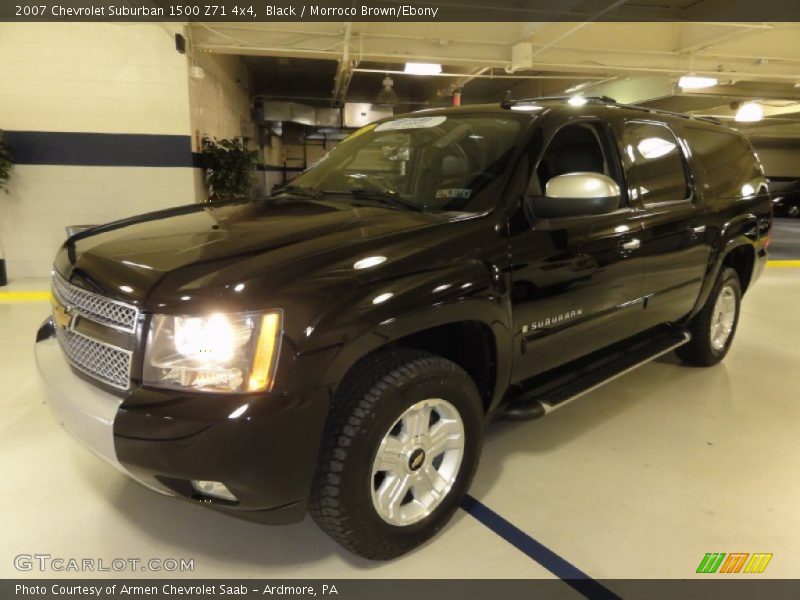 Black / Morroco Brown/Ebony 2007 Chevrolet Suburban 1500 Z71 4x4