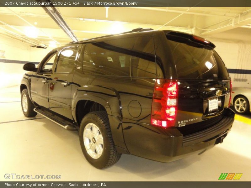 Black / Morroco Brown/Ebony 2007 Chevrolet Suburban 1500 Z71 4x4