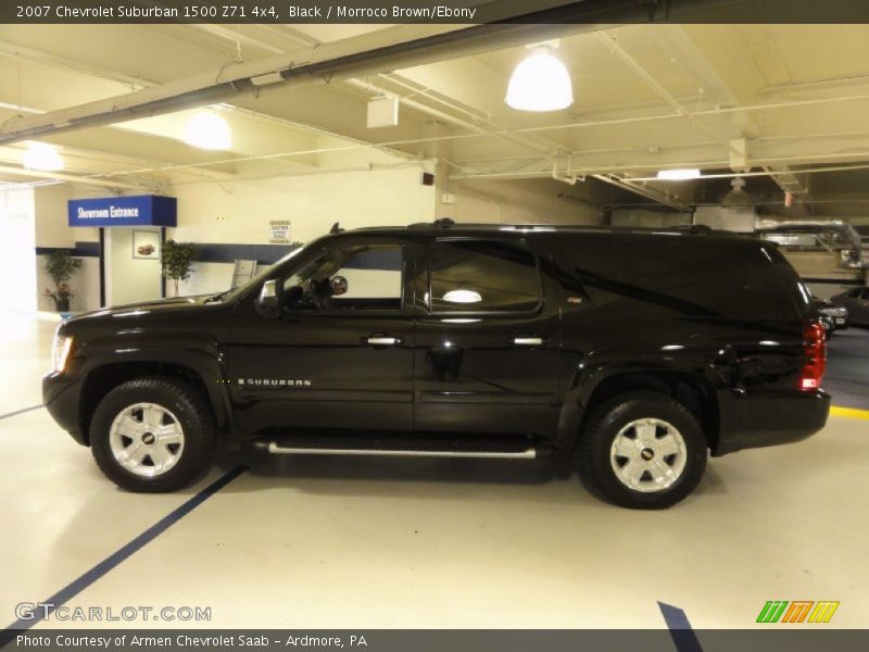 Black / Morroco Brown/Ebony 2007 Chevrolet Suburban 1500 Z71 4x4