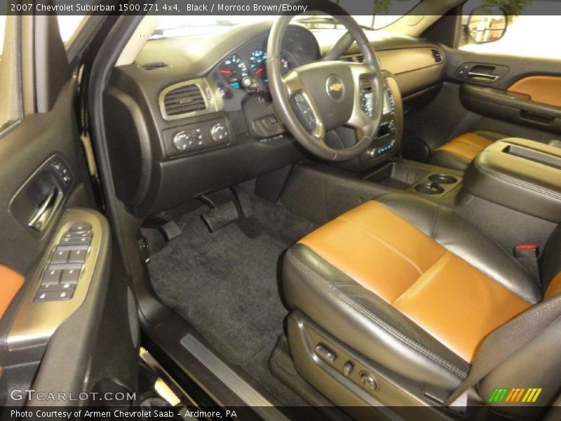 Black / Morroco Brown/Ebony 2007 Chevrolet Suburban 1500 Z71 4x4