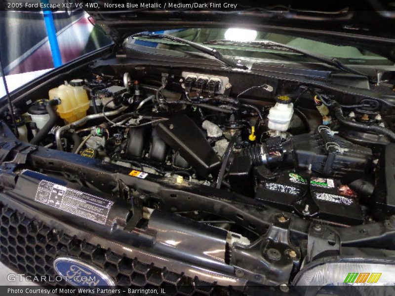 Norsea Blue Metallic / Medium/Dark Flint Grey 2005 Ford Escape XLT V6 4WD