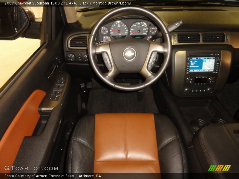 Black / Morroco Brown/Ebony 2007 Chevrolet Suburban 1500 Z71 4x4