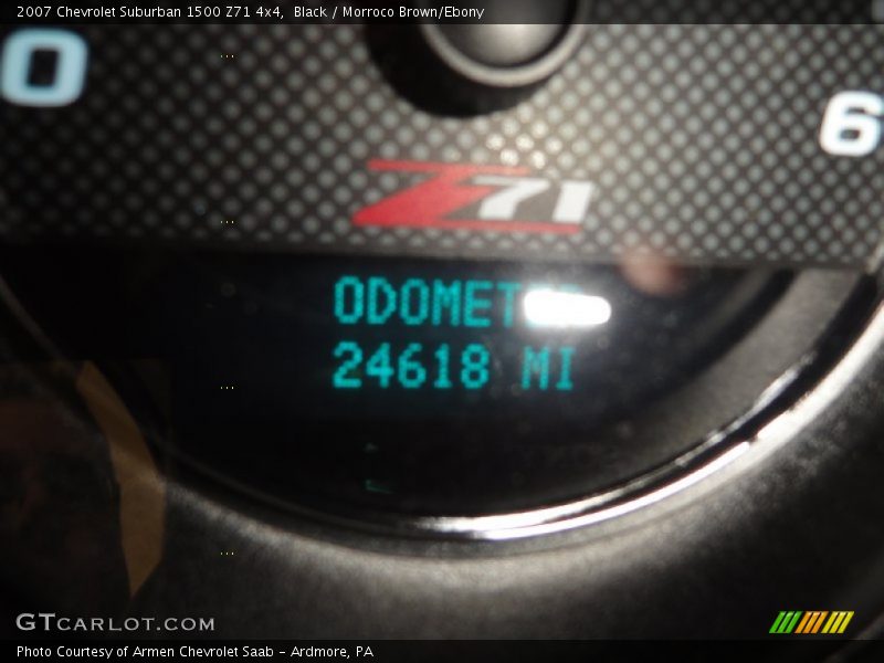Black / Morroco Brown/Ebony 2007 Chevrolet Suburban 1500 Z71 4x4