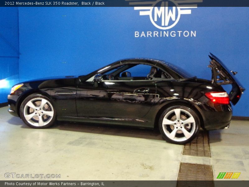 Black / Black 2012 Mercedes-Benz SLK 350 Roadster