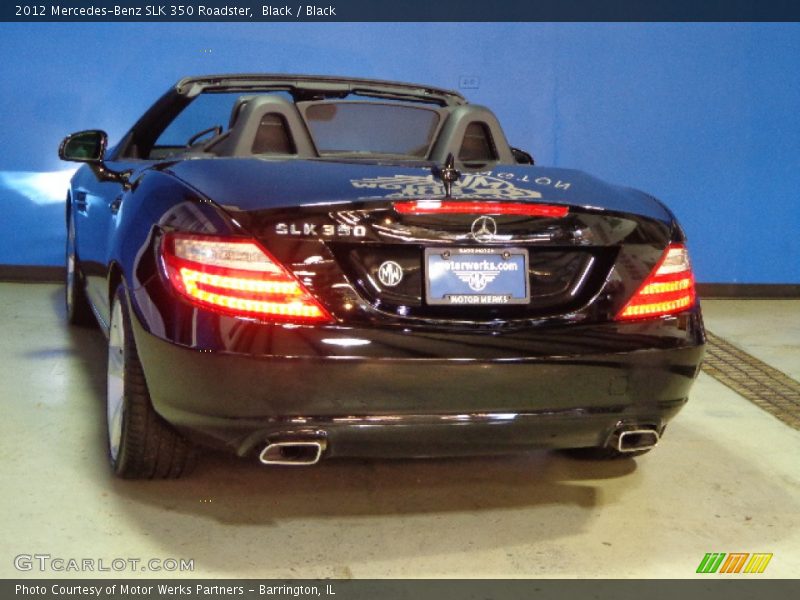 Black / Black 2012 Mercedes-Benz SLK 350 Roadster