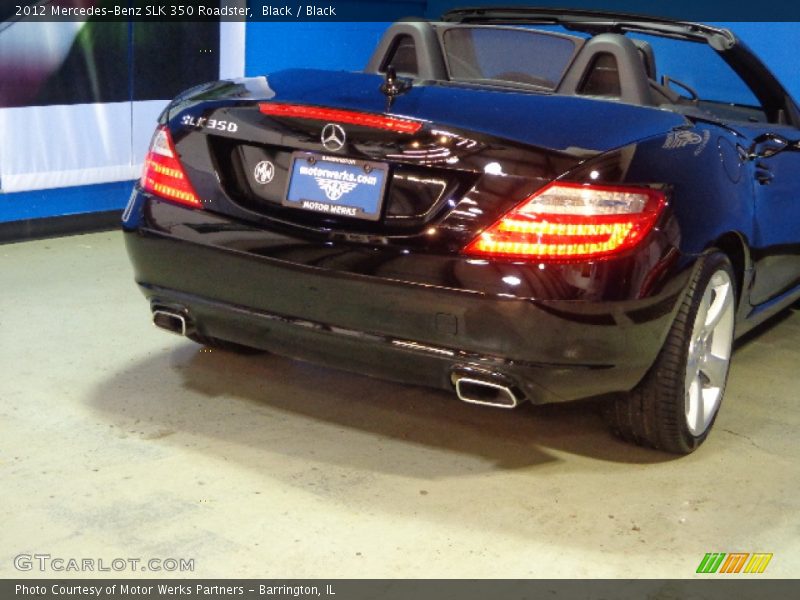Black / Black 2012 Mercedes-Benz SLK 350 Roadster