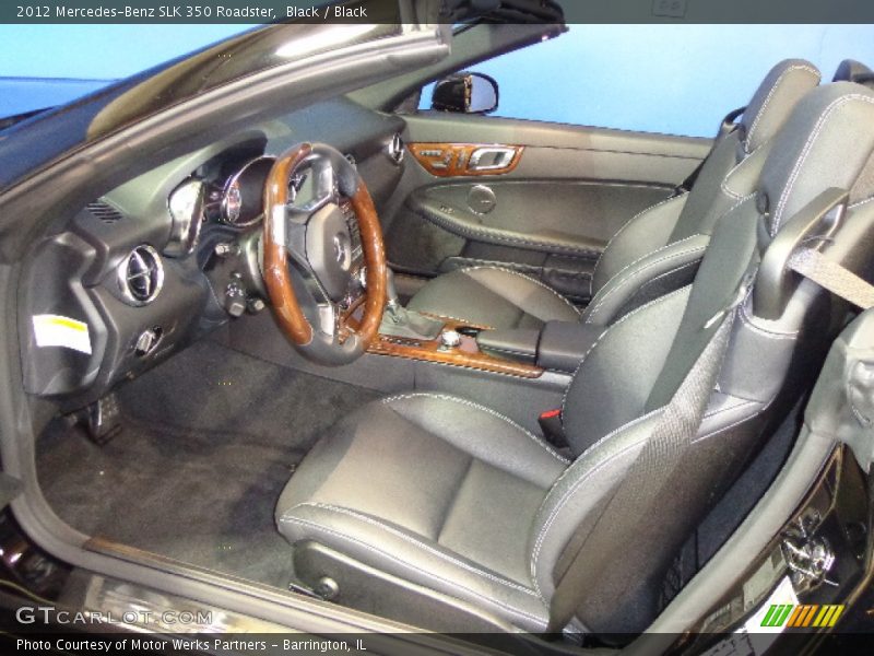 Black / Black 2012 Mercedes-Benz SLK 350 Roadster