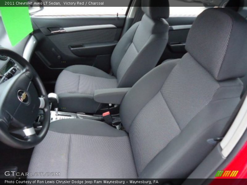 Victory Red / Charcoal 2011 Chevrolet Aveo LT Sedan