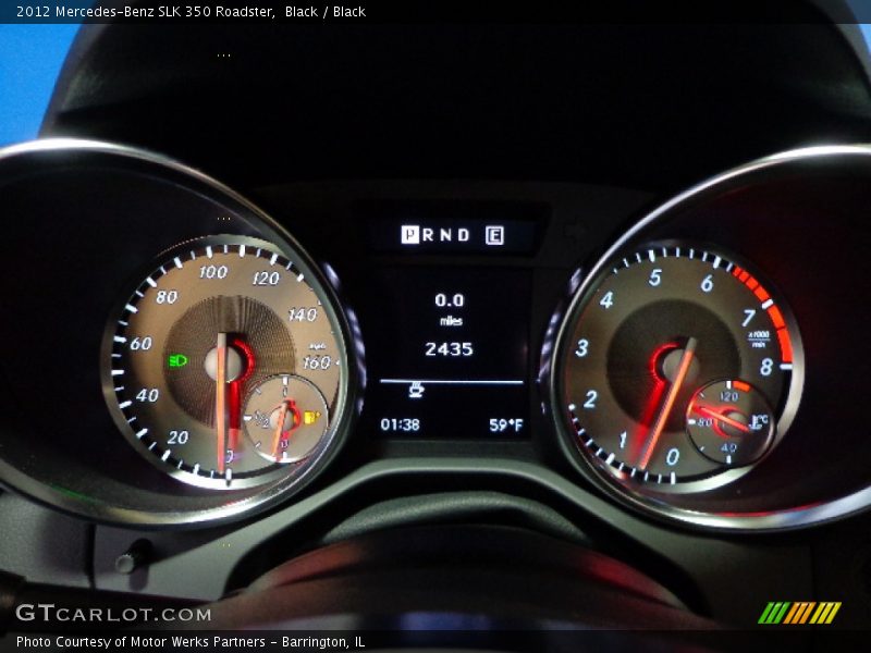 Black / Black 2012 Mercedes-Benz SLK 350 Roadster