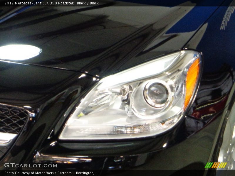 Black / Black 2012 Mercedes-Benz SLK 350 Roadster