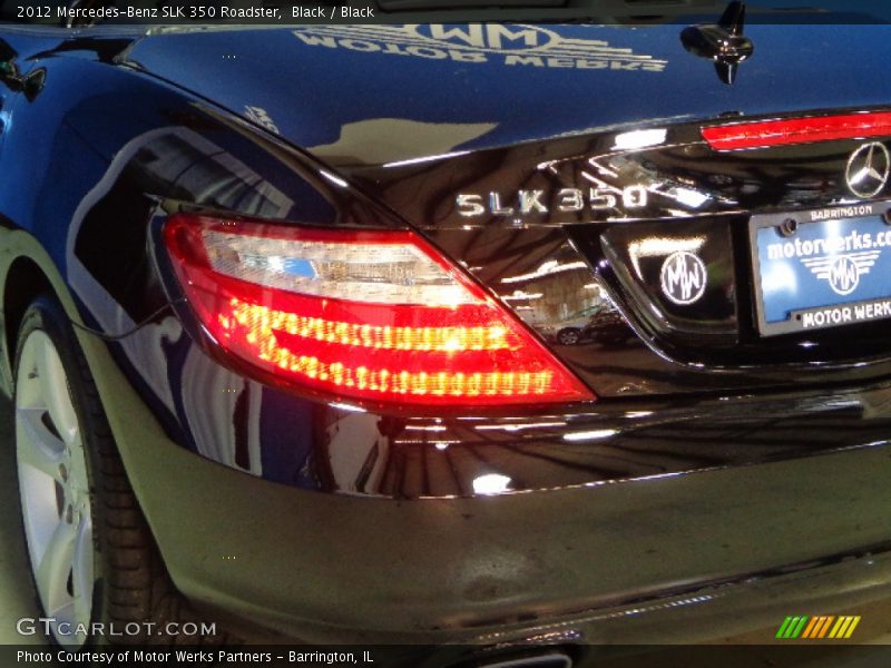 Black / Black 2012 Mercedes-Benz SLK 350 Roadster