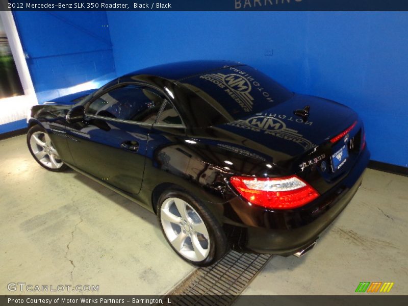 Black / Black 2012 Mercedes-Benz SLK 350 Roadster