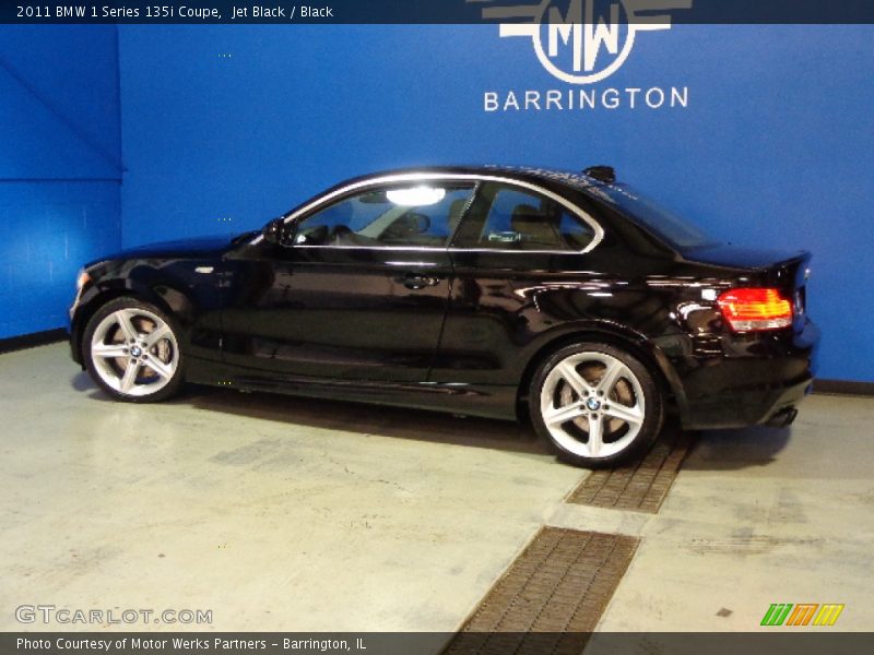 Jet Black / Black 2011 BMW 1 Series 135i Coupe