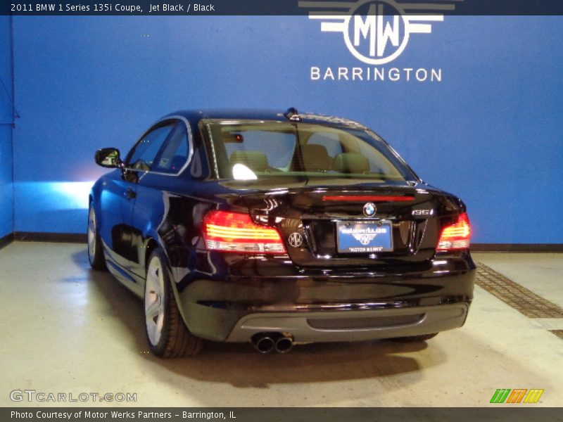 Jet Black / Black 2011 BMW 1 Series 135i Coupe
