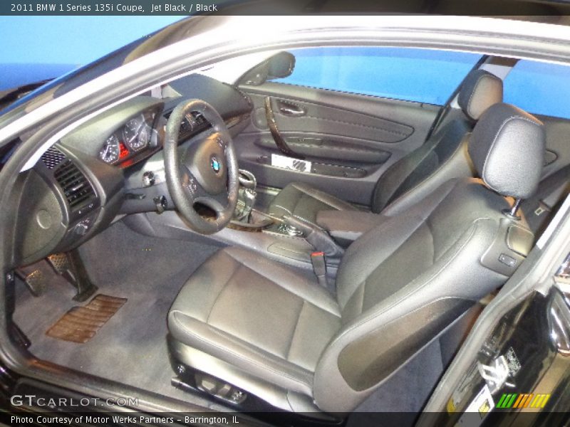 Jet Black / Black 2011 BMW 1 Series 135i Coupe