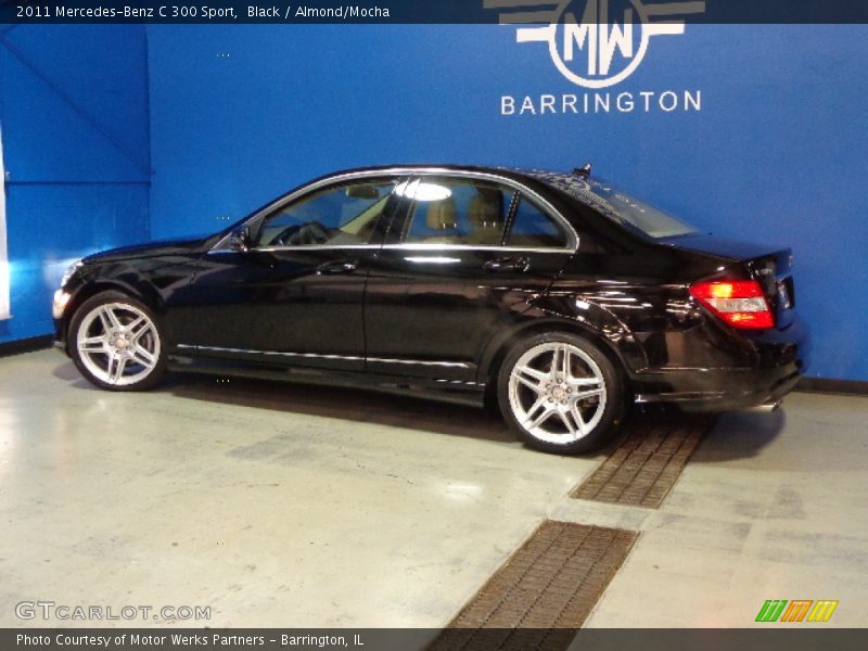 Black / Almond/Mocha 2011 Mercedes-Benz C 300 Sport