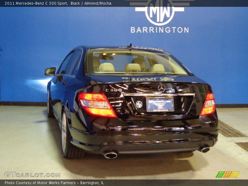 Black / Almond/Mocha 2011 Mercedes-Benz C 300 Sport