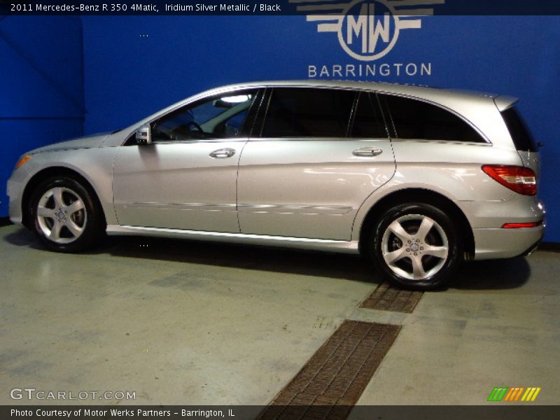 Iridium Silver Metallic / Black 2011 Mercedes-Benz R 350 4Matic