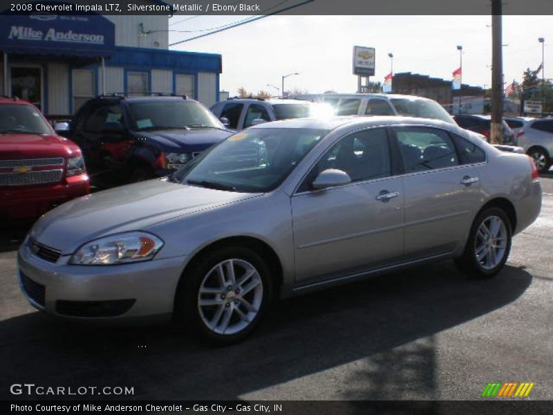 Silverstone Metallic / Ebony Black 2008 Chevrolet Impala LTZ