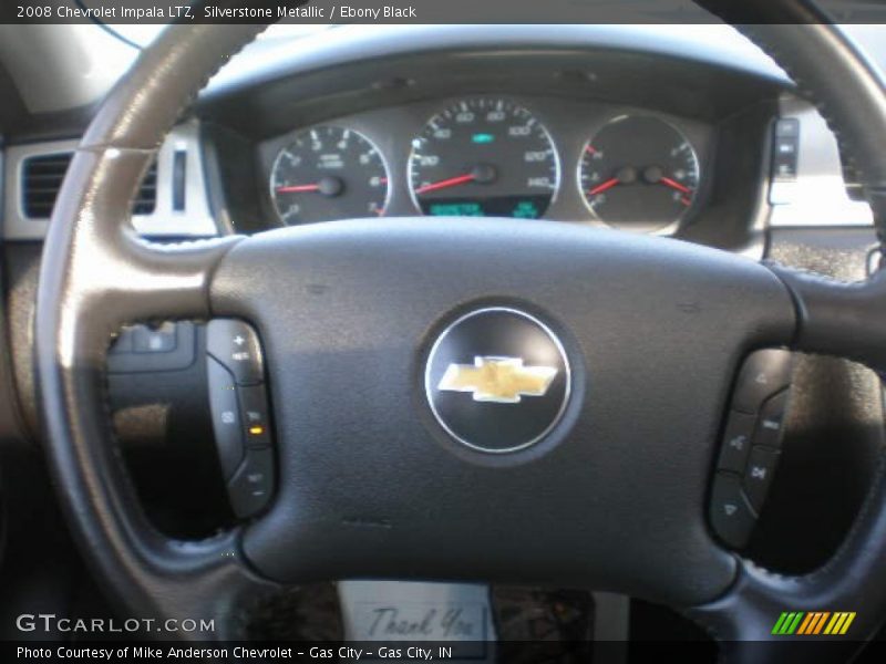 Silverstone Metallic / Ebony Black 2008 Chevrolet Impala LTZ
