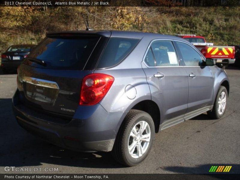 Atlantis Blue Metallic / Jet Black 2013 Chevrolet Equinox LS