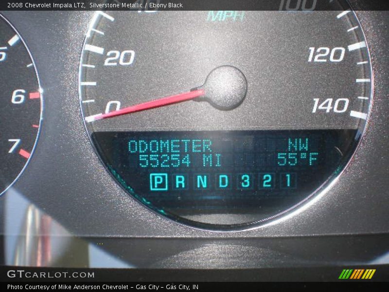 Silverstone Metallic / Ebony Black 2008 Chevrolet Impala LTZ