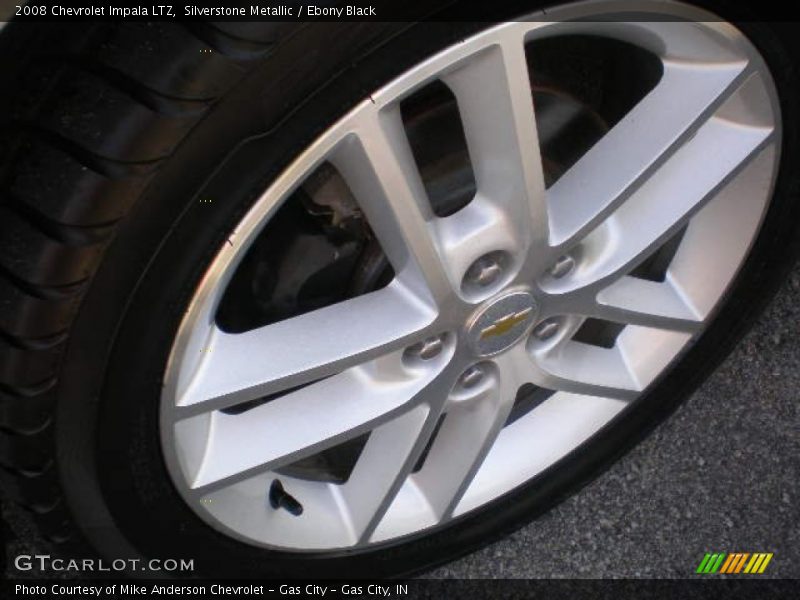 Silverstone Metallic / Ebony Black 2008 Chevrolet Impala LTZ