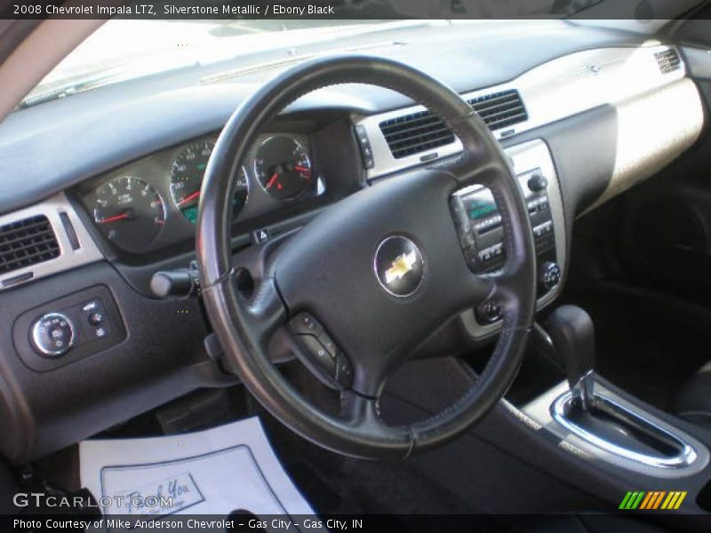 Silverstone Metallic / Ebony Black 2008 Chevrolet Impala LTZ