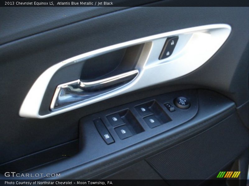 Atlantis Blue Metallic / Jet Black 2013 Chevrolet Equinox LS
