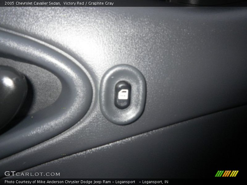Victory Red / Graphite Gray 2005 Chevrolet Cavalier Sedan