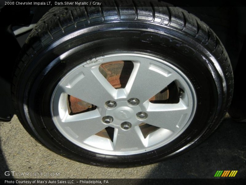 Dark Silver Metallic / Gray 2008 Chevrolet Impala LT