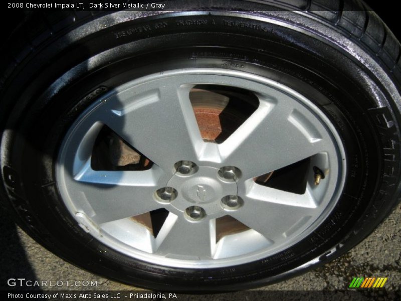 Dark Silver Metallic / Gray 2008 Chevrolet Impala LT