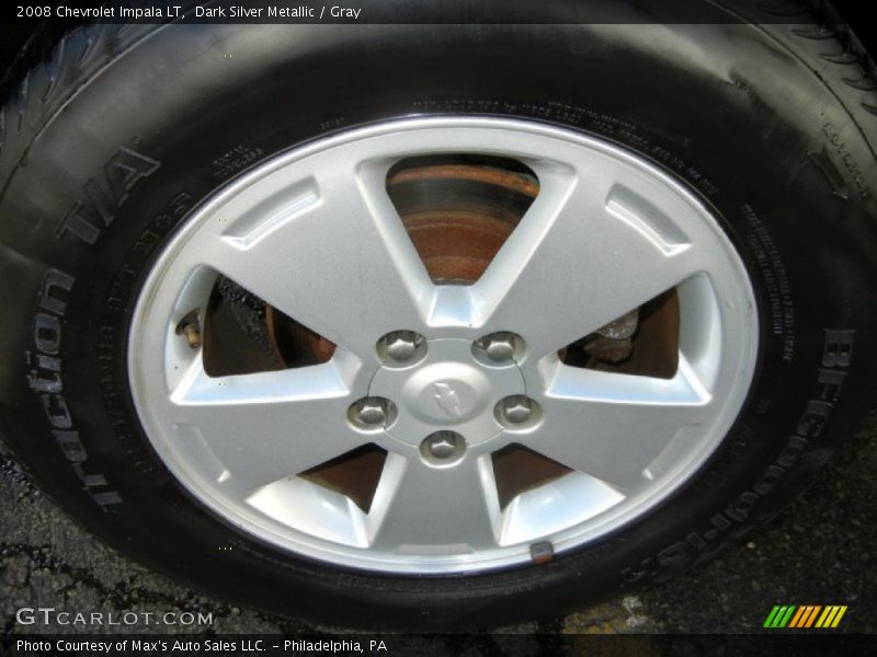 Dark Silver Metallic / Gray 2008 Chevrolet Impala LT