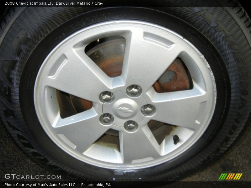Dark Silver Metallic / Gray 2008 Chevrolet Impala LT
