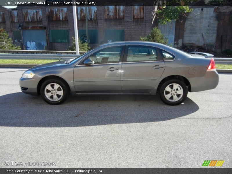 Dark Silver Metallic / Gray 2008 Chevrolet Impala LT